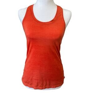 New Vuori Lux Women's Citron Orange Performance Racerback Tank Top Size XS